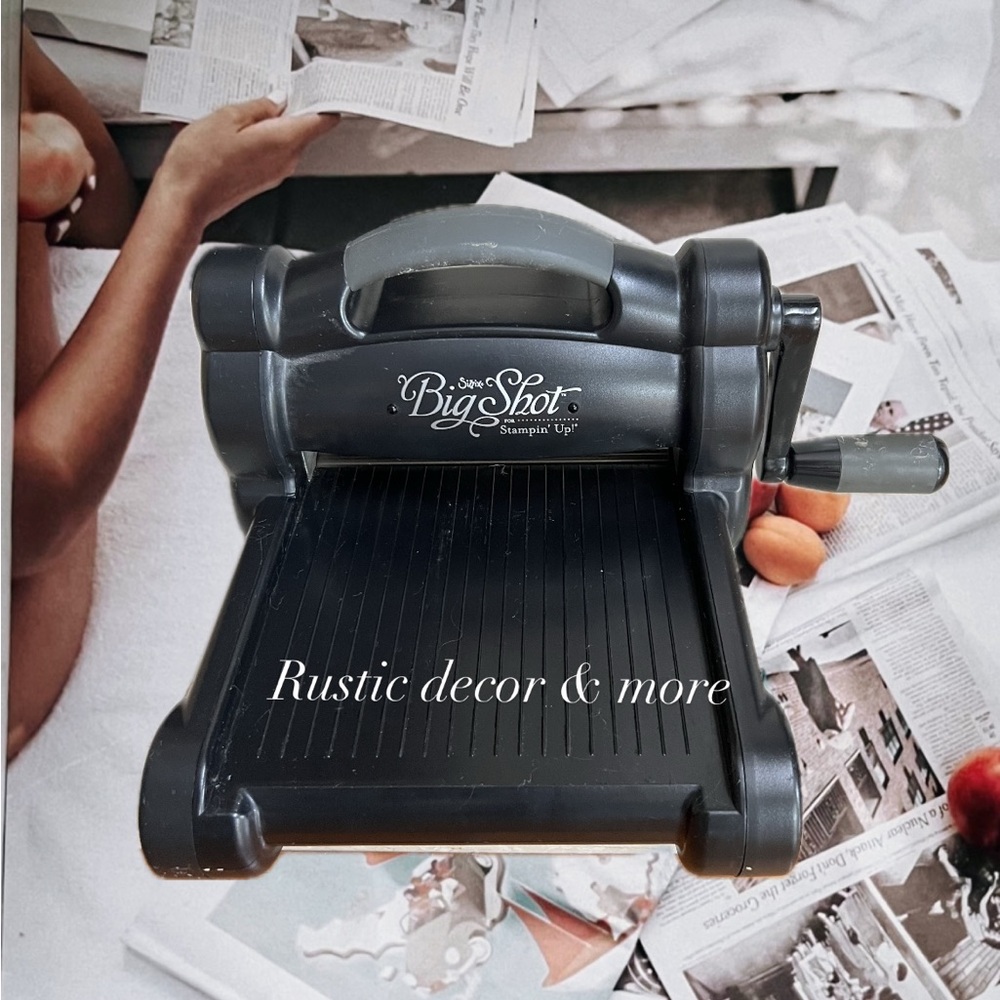 Sizzix BIG SHOT Die Cutting  Machine NEW PLATES